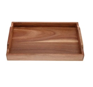 Bandeja Rectangular para Servir, Ecológica y Sostenible, con Diseño de Madera, Duradera, con Asas de Metal, al Mejor Precio - Product Image 4