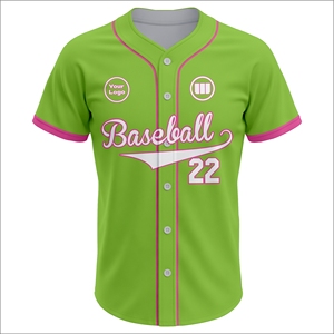 2026 OEM Custom Team Name Baseball Jersey Wholesale Team Uniform Lightweight Breathable Summer Half Autumn Moisture Wicking - Product Image 2