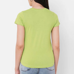 Camiseta de Verano 100% Algodón, Diseño Moderno, Alta Calidad, Corte Holgado, Color Liso, Venta al Por Mayor - Product Image 4