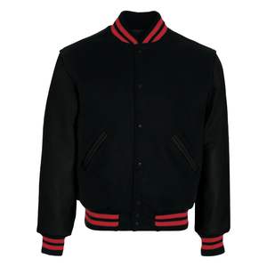 Chaqueta de Béisbol de Diseño Personalizado de Alta Calidad para Hombre, Chaqueta de Béisbol con Letras Bordadas - Product Image 4