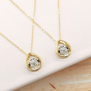 Gargantilla Solitario con Bisel Chapado en Oro Rosa de 18K para Mujer, con Corte Ovalado Cultivado en Laboratorio, Engaste de Garra Flotante, Certificado IGI, Lujo para Uso Diario y en Capas - Product Image 3