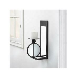 Bougeoir mural de taille et de forme personnalisées Bougeoir galvanisé de couleur grise de qualité supérieure pour les meilleures ventes - Product Image 2