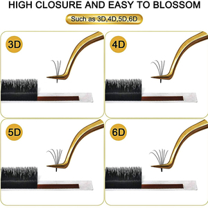 Pince à cils en gros, pince à cils professionnelle de haute qualité en acier inoxydable pour extensions de cils synthétiques - Product Image 5