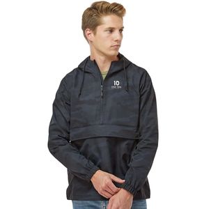Unisex Water Resistant Windbreaker Pullover Jacket Outdoor Performance Anorak Hooded <b>Coat</b> Lightweight Sports Casual Apparel - Product Image 1