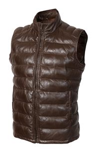 <b>Men's</b> <b>Black</b> Stand Collar Padded <b>Vest</b> With Zipper Closure Windproof Casual Winter Outerwear - Product Image 4