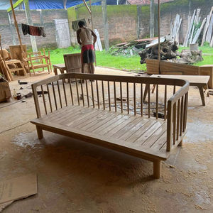 Canapé d'extérieur Lara 2 places en teck de qualité supérieure, mobilier de jardin et de terrasse pour les distributeurs étrangers, marché d'exportation en gros - Product Image 4