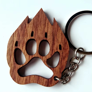 Retail Ready Wooden <b>Key</b> Chains Display Quality Wooden <b>Key</b> Chains Solid Color Wooden <b>Key</b> Chains <b>Custom</b> Factory Wholesale Use - Product Image 1