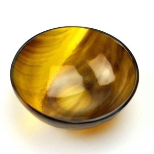 Bol à salade en corne de buffle naturelle écologique, fait main, poli, durable, pour les fêtes et la table - Product Image 1