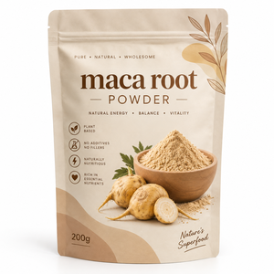 Polvo de Raíz de Maca 100% Natural Tradicional de Primera Calidad, 200g, Polvo de Raíz de Maca de Grado Alimenticio para Energía y Resistencia - Product Image 1