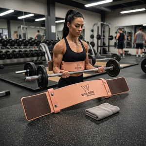 สายรัดแขนเสริมแรงแบบ Ergonomic Heavy Strength Arm Blaster ทำจากยางลาเท็กซ์ น้ำหนักเบา ช่วยพยุงข้อศอกสำหรับการฝึกเวท ออกกำลังกาย ป้องกันการลื่น - Product Image 2
