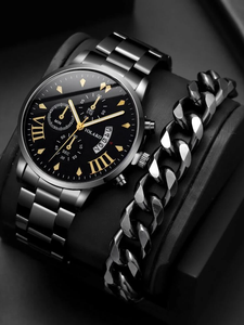 Montre pour homme NW1345, alliage, quartz, analogique, formelle, pour affaires - Product Image 2