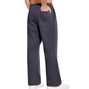 Pantalon de survêtement décontracté évasé pour homme, couleur et taille personnalisées, respirant, polyester/coton, séchage rapide, écologique - Product Image 2