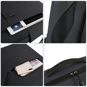 Mochilas escolares impermeables de gran capacidad personalizadas, mochilas para portátiles de negocios con USB y logotipo personalizado con servicios OEM y ODM. - Product Image 6