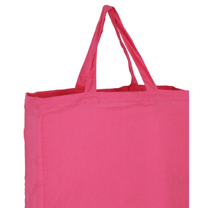 Sacs fourre-tout réutilisables en coton, sacs de courses en toile unie, sacs de transport à longues poignées pour le quotidien, sacs fourre-tout en coton naturel - Product Image 4
