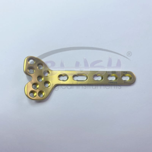 Stainless Steel Durable Reusable Adjustable Veterinary Orthopedic Implant T Type Locking Plate By <b>Blush</b> Surgical - Product Image 1