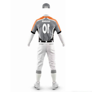 Tenues de sport pour baseball et softball, kits uniformes à séchage rapide, antibactériens, faible MOQ, design personnalisé, uniformes de softball, kits de baseball - Product Image 6