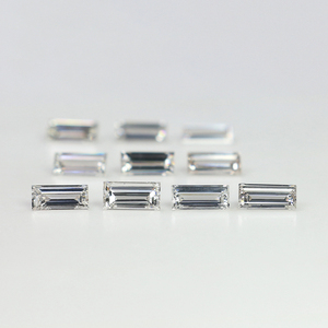 Wholesale <b>Small</b> Size Lab Grown White Color Loose Diamonds Excellent Cut Baguette Shape VVS-VS Clarity CVD HPHT Jewelry Making - Product Image 4