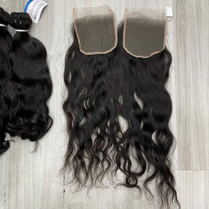 Extensiones de Cabello Humano de Primera Calidad con Cierre Frontal, Color Brillante, Varias Texturas, Sin Enredos, Sin Caída - Product Image 1