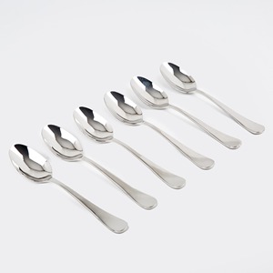 Minimalist Metal <b>Flatware</b> Spoon With High Mirror Polish Handle - Product Image 3