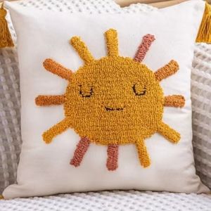 Cojín Decorativo de Algodón Tejido Elegante y de Alta Gama, con Estampado, Suave y Transpirable, para Decoración de Sofás de Sala de Estar - Product Image 2