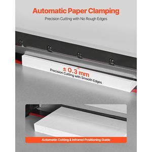 Taglierina Elettrica Professionale per Carta, Larghezza di Taglio 18,9 Pollici e Spessore di Taglio 1,97 Pollici, Modello 1 Hy - Product Image 4