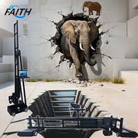 Impresora 3D de Pared y Piso Faith Automática para Interiores y Exteriores, con Tinta UV de Grado Industrial y Cabezales de Impresión I3200