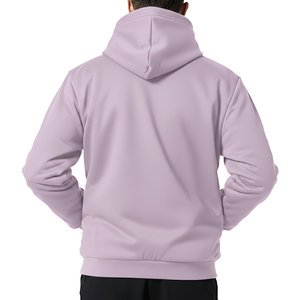 Sudadera con capucha y cremallera de textura gruesa para hombre, 240g, forro polar de poliéster, diseño personalizado, chaqueta con capucha para hombre, ropa de abrigo. - Product Image 4