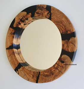 Miroir mural en bois moderne pour la décoration intérieure, idéal pour la chambre, le salon, la salle de bain et l'entrée (pour la maison en Inde) - Product Image 1