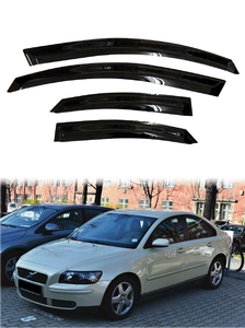 2004-2012 Volvo S40 Car Deflectors Door <b>Window</b> Visor Rain Guard <b>Sun</b> <b>Shade</b> Protection Decoration Perfect Fit Acrylic Vent Fitting - Product Image 2