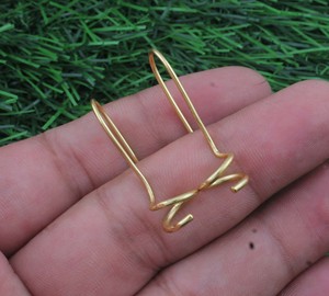 Pendientes Colgantes Minimalistas de Plata de Ley 925 con Circonita Plateada, Hechos a Mano, para Bodas, Aniversarios y Fiestas - Product Image 1