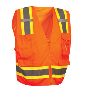 Chaleco de Seguridad Industrial Resistente y Transpirable para Hombre, con Múltiples Bolsillos, Tela de Malla, Tiras Reflectantes de Alta Visibilidad para Seguridad Diaria - Product Image 3