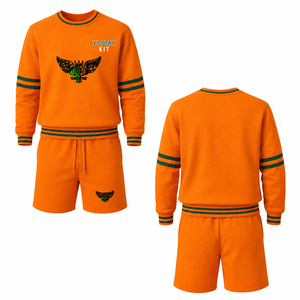 เสื้อครอปท็อปแบบผูกเชือก รุ่นคัสตอม 2026 ลายงูมาสคอต แบรนด์ Famu สีส้มเขียวตัดกัน แขนสั้น สำหรับผู้หญิง ลายโลโก้สัตว์เลื้อยคลาน สไตล์วิทยาลัย - Product Image 5