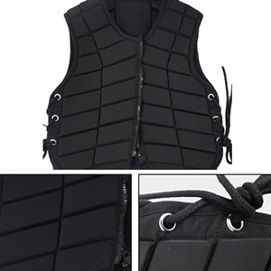 Gilet d'équitation unisexe léger, ajustable, respirant, à séchage rapide, personnalisable, taille haute, pour enfants et adultes - Product Image 2