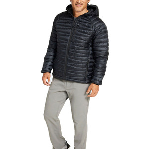 Nueva Chaqueta Acolchada Personalizada para Hombre, Chaqueta Acolchada Informal de Invierno con Capucha, Resistente al Viento, con Relleno de Algodón y Logotipo Frontal - Product Image 3
