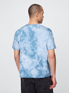 Camisetas Premium de Moda con Estampado Tie Dye, Estilo Vintage, Lavado Ácido, Cuello Redondo, Hip Hop, Algodón, Efecto Desgastado, Estilo Urbano - Product Image 2