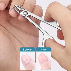 Juego de Tijeras para Cutículas de Acero Inoxidable, Herramientas para el Cuidado de las Uñas, para Eliminar Piel Muerta, Manicura y Pedicura, Incluye Lima de Uñas Nano - Product Image 2