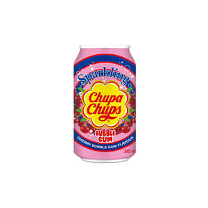Auténtica Soda de Crema de Fresa Chupaa Chupss con Ingredientes Derivados de Leche para un Sabor Cremoso 345ml Distribución al por Mayor - Product Image 1