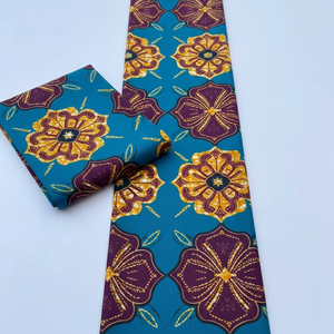 Tela Africana con Estampado de Cera Estilo Ghana, 100% Algodón, para Vestidos de Niñas, Manualidades, Bolsos y Proyectos de Batik - Product Image 5