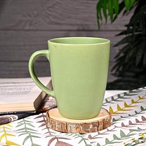 Service à thé en céramique et terre cuite 350 ml, design moderne et luxueux, écologique, durable, pièce unique, cadeau de bureau tendance, finition mate, vert - Product Image 4