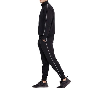 Trending Men's Custom Logo 2 <b>Pc</b> Zip Tracksuit Sweat Suit Jogger Suit Men Tracksuit <b>Set</b> with Custom logo - Product Image 2