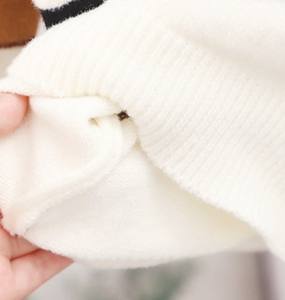 Suéter Cárdigan de Otoño Personalizado para Niños, Diseño Familiar, Manga Larga, Tejido 100% Algodón, Estampado Animal, Manga Abullonada, Tejido a Mano - Product Image 3