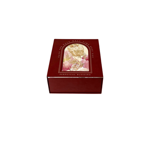 Cajas Rígidas con Materiales Biodegradables Reciclables de Primera Calidad, Hechas a Mano, con Estampado en Lámina Dorada, Relieve y Laminación Mate, Nuevas y Personalizables para Regalo - Product Image 1