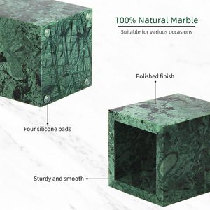 Natural Marble Toothbrush Holder Bathroom Countertop Multifunctional Organizer for <b>Makeup</b> Brushes <b>Vanity</b> Accessories Utensils - Product Image 2