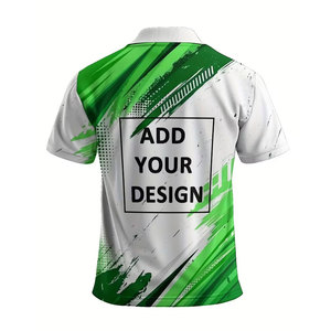 Chemises de cricket personnalisées avec nom et numéro, chemise d'équipe, impression intégrale, col respirant, adaptées aux activités de plein air - Product Image 5