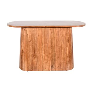 Table console en bois d'acacia massif, durable et de haute qualité, pour salon, entrée et couloir, avec structure robuste - Product Image 2