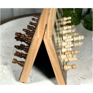 Luxury Wooden Chess Set Handmade Professional Large Folding Chess Board Classic Staunton Pieces Gift for Adults Kids Chess <b>Game</b> - Product Image 2