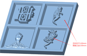 Stainless Steel Classic Ice Cube Tray Novelty Bar Set with Animal and Text Character Designs Durable for Barware Tools - Product Image 1