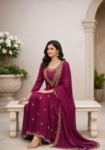 Most Selling Fancy Pink Soft Silk <b>Kurtis</b> for Office and Regular Wear at Wholesale Price Casual Dresses Kurti - Product Image 4