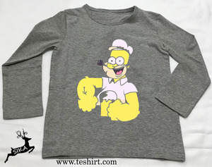 T-shirts d'été pour garçons en coton 100% respirant et écologique, imprimé animal, haute qualité, 2-15 ans, nouveau design, vente en ligne Alibaba - Product Image 5