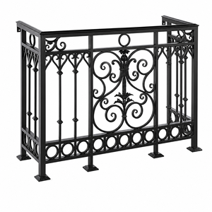 Premium custom forged <b>iron</b> balcony railing options designed to increase home value with artistic detail and top-tier security. - Product Image 2